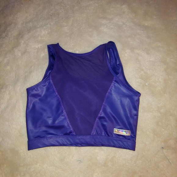 Labella Mafia womens purple workout tank top - Picture 3 of 6